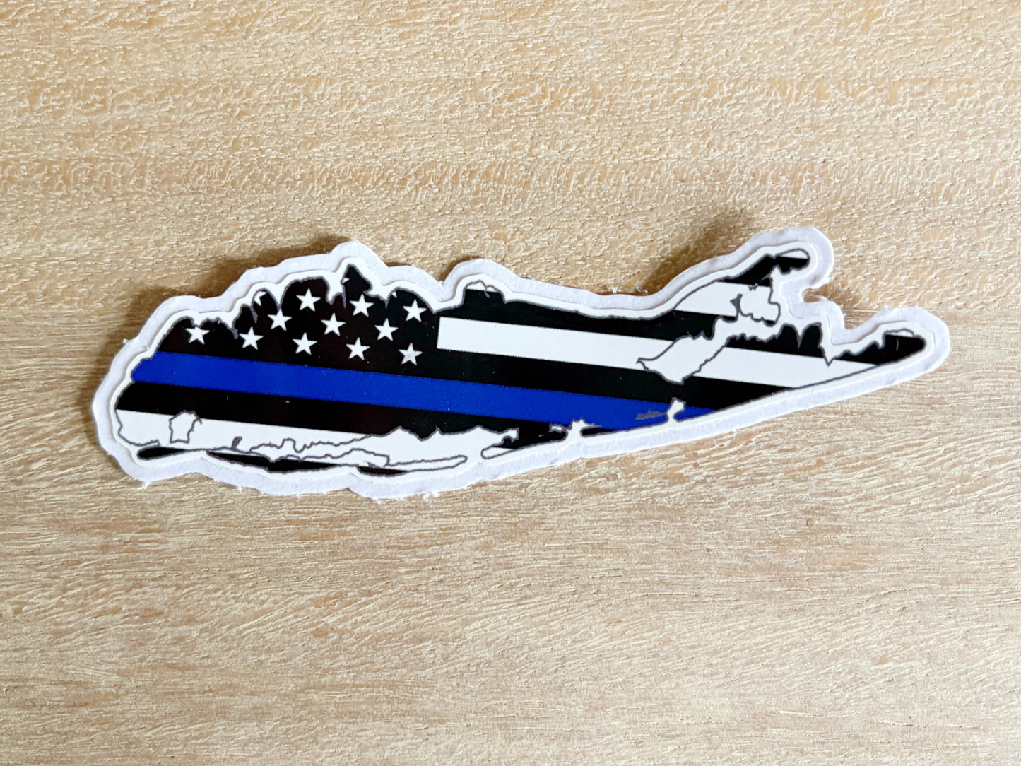 NYPD Blue Line Long Island Sticker