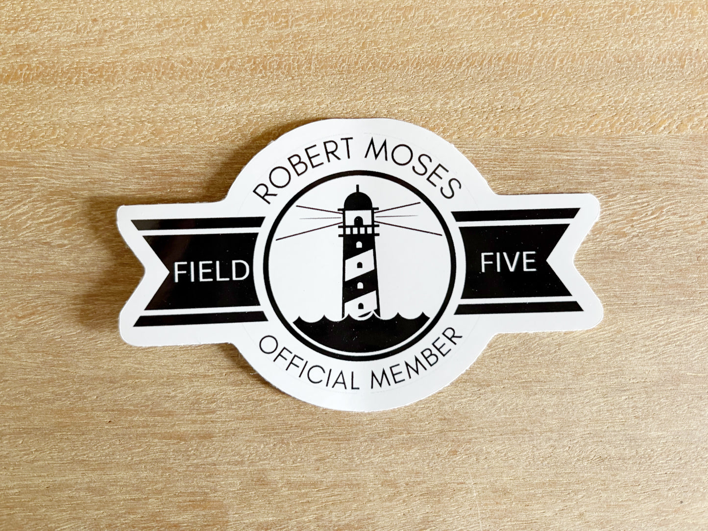 Robert Moses Field 5 Long Island Sticker