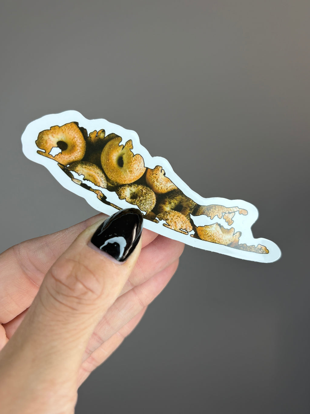 Long Island bagel sticker