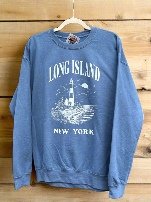 Long Island Lighthouse Crewneck Sweatshirt