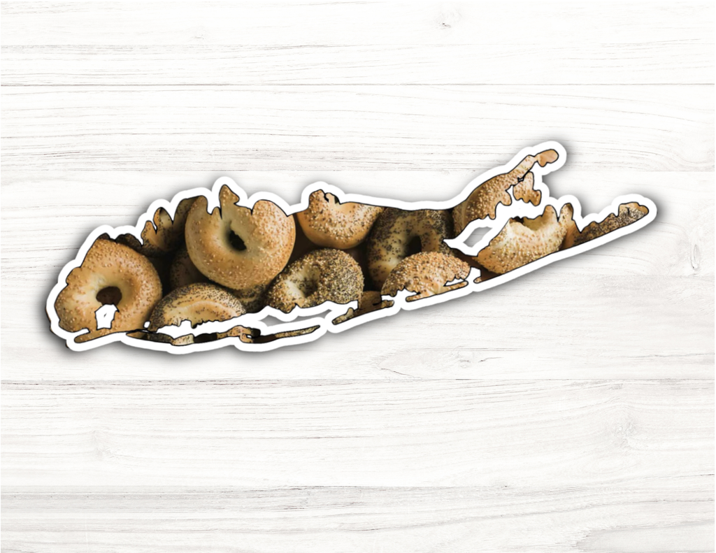Long Island bagel sticker