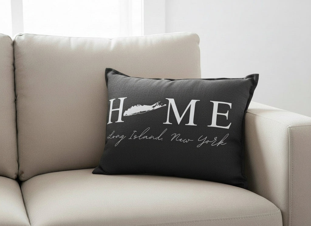 Long Island HOME decorative lumbar pillow