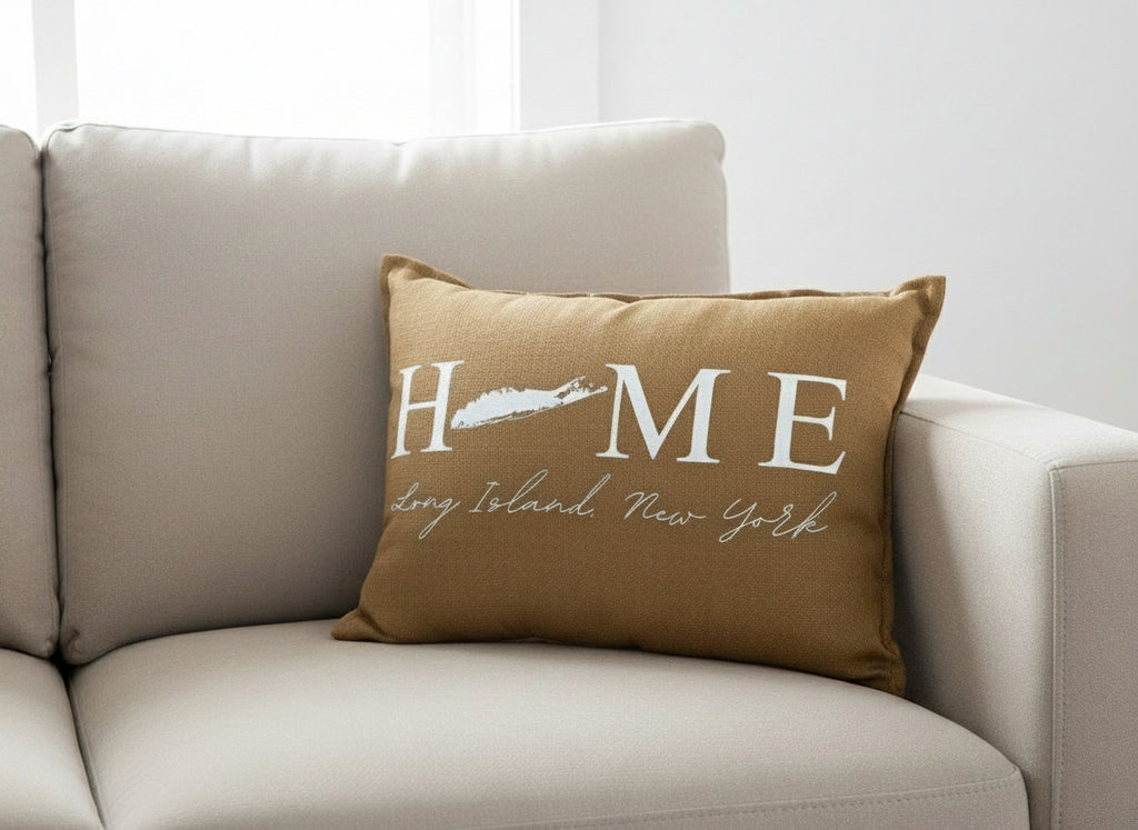 Long Island HOME decorative lumbar pillow