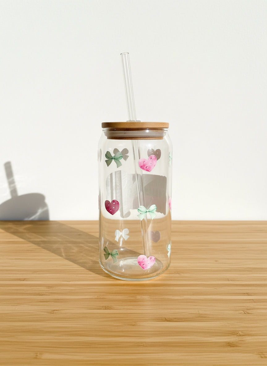 “Can’t Tawk, Late For Pickleball” Glass Straw Cup