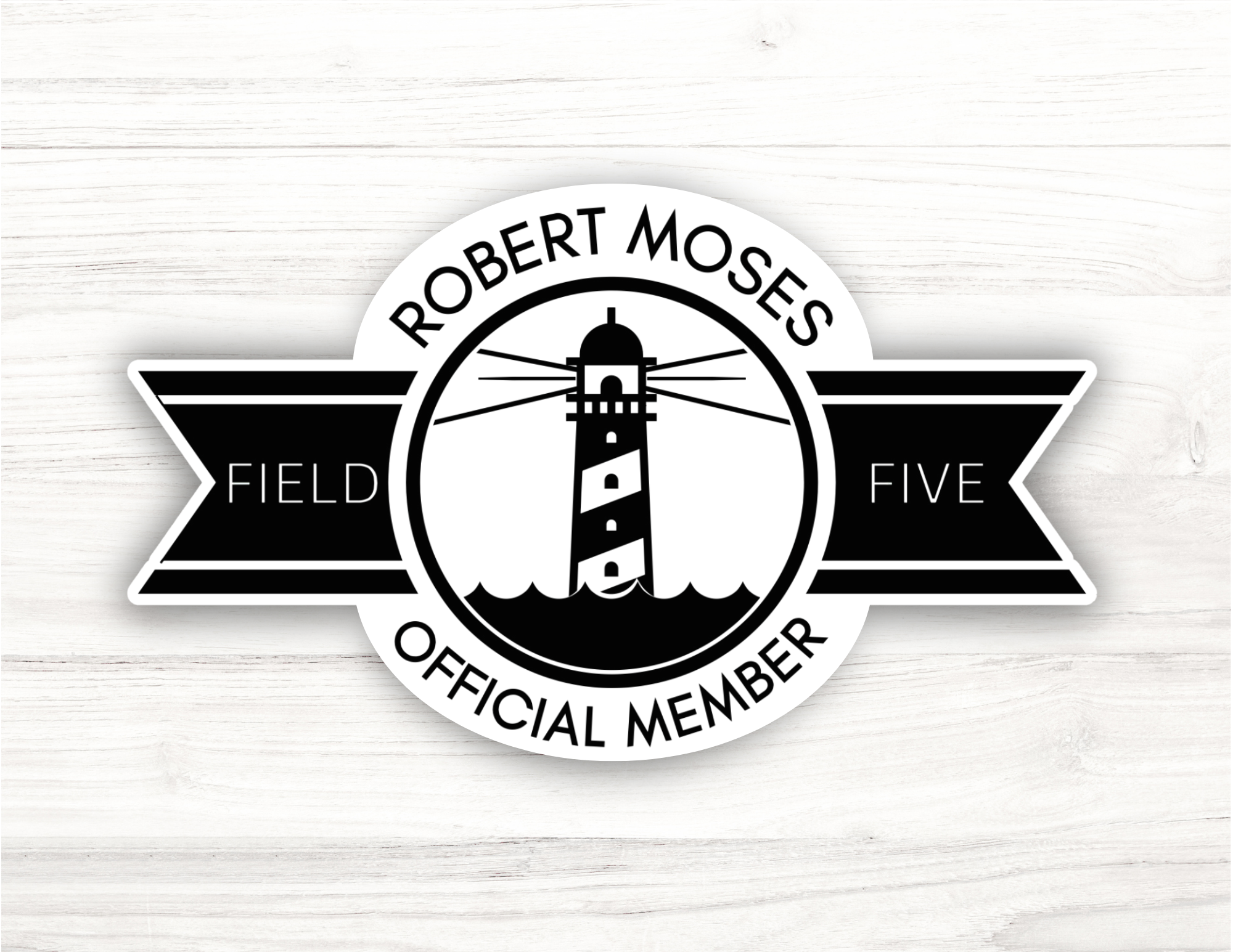 Robert Moses Field 5 Long Island Sticker