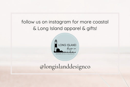 Long Island hearts sticker