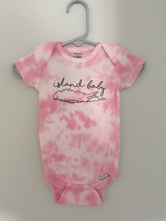 Island Baby Pink Bodysuit for Long Island baby