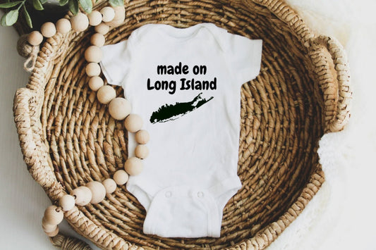 Long Island Baby One piece Long Island Baby Bodysuit Gift For New Baby Gift Long Island Baby Gift