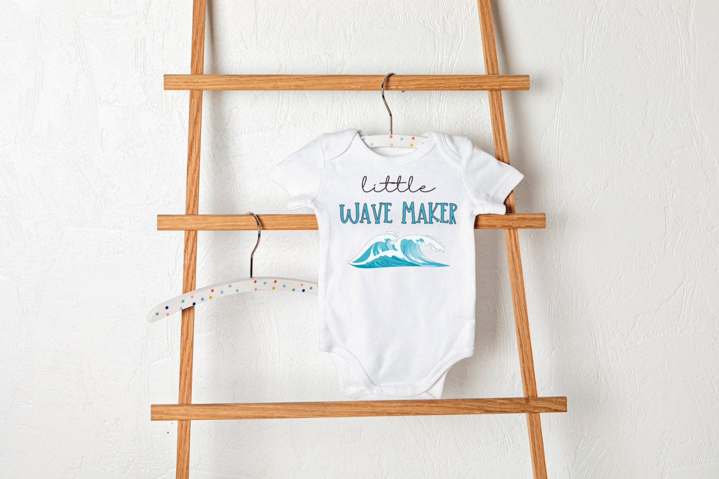 little wave maker beach baby bodysuit