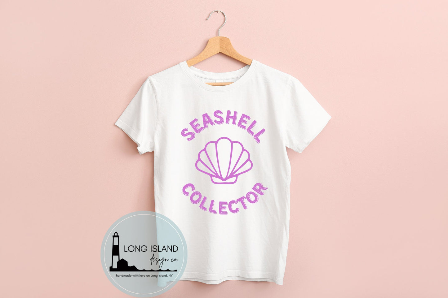 Seashell collector t shirt toddler kids tee